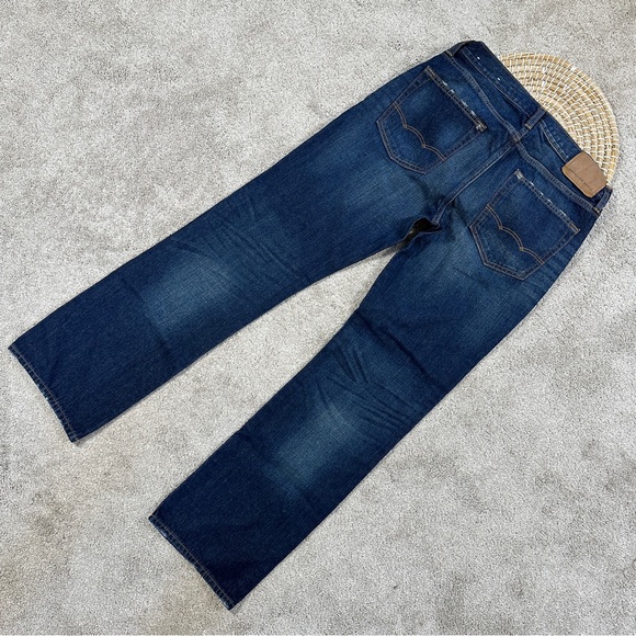 American Eagle Men’s Original Bootcut Jeans Zip Fly in Dark Ink Blue 32X34 - Picture 7 of 16